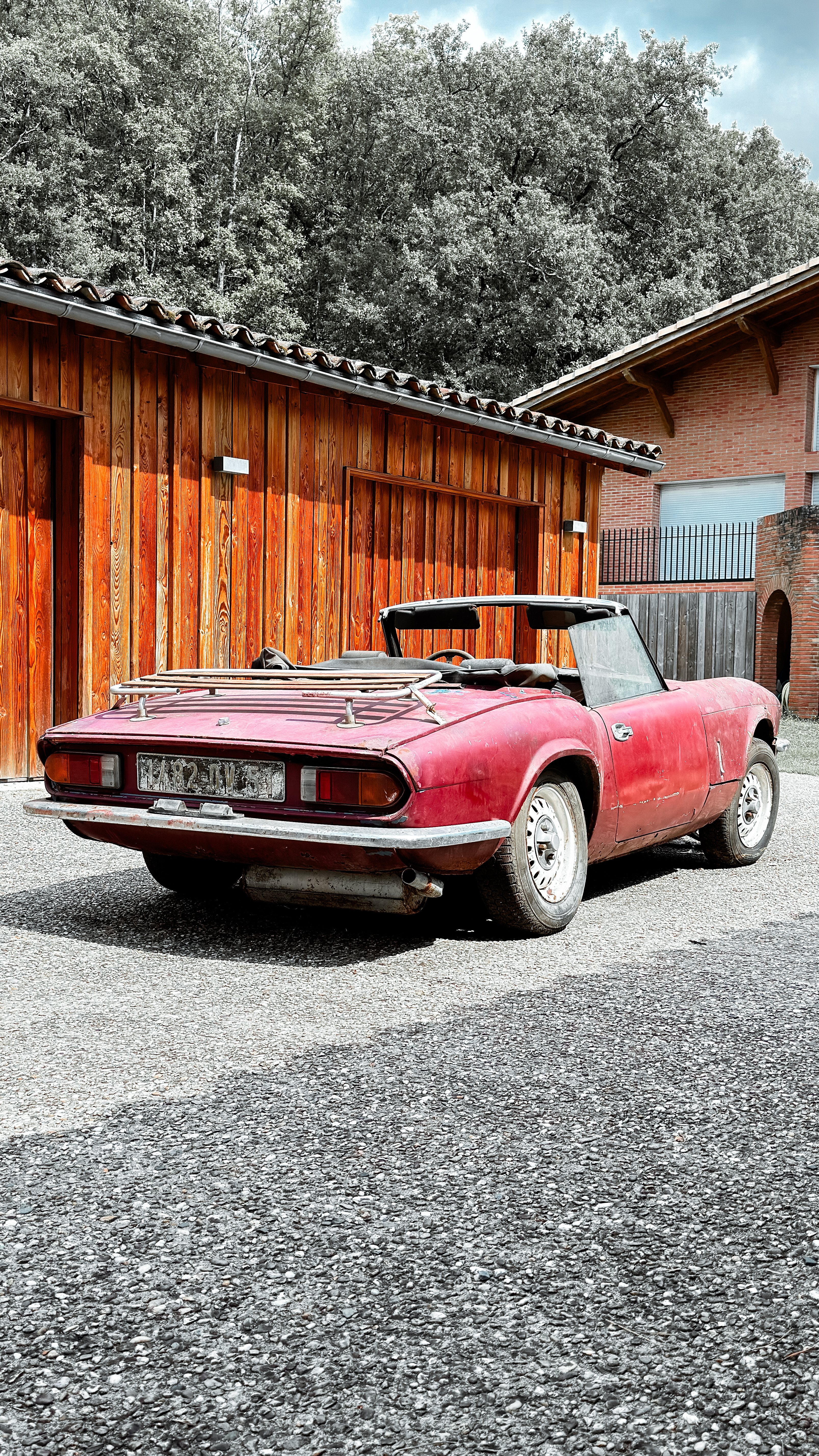 Triumph Spitfire — vue arrière